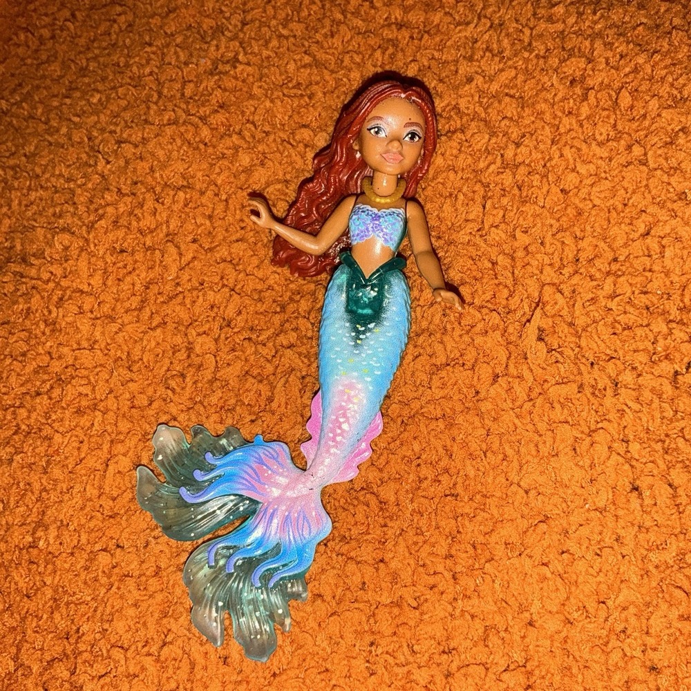Disney Princess The Little Mermaid Live Action Movie Figure Ariel 4" Doll